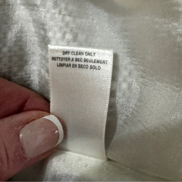 Petite Sophisticate Gray A-Line Box Pleat Skirt - Size 8 - Picture 6 of 7